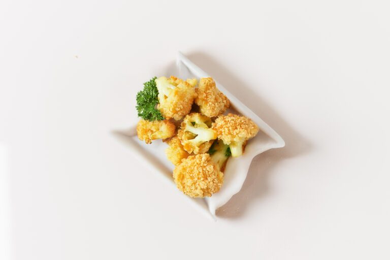 פרחי כרובית מטוגנת